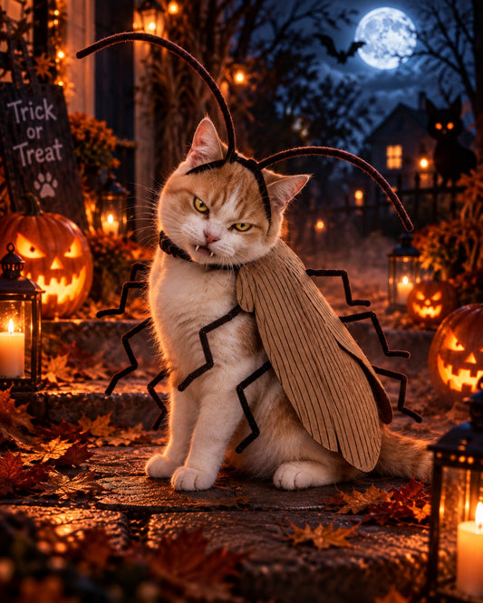 Cockroach Costume for Cats