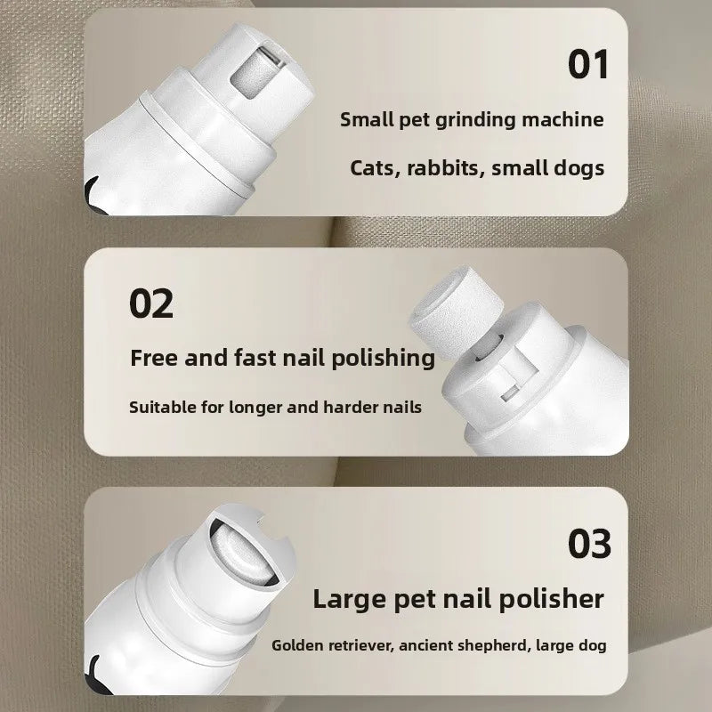 Professional Electric Pet Nail Grinder with LED Display