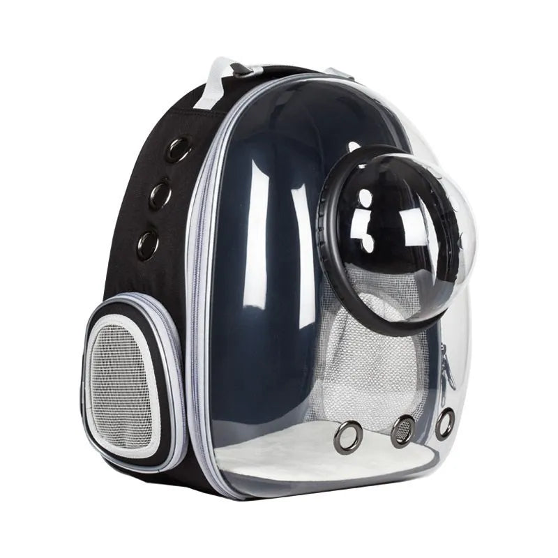 Ventilated Pet Carrier Backpack for Cats & Small Dogs – Transparent Travel Backpack