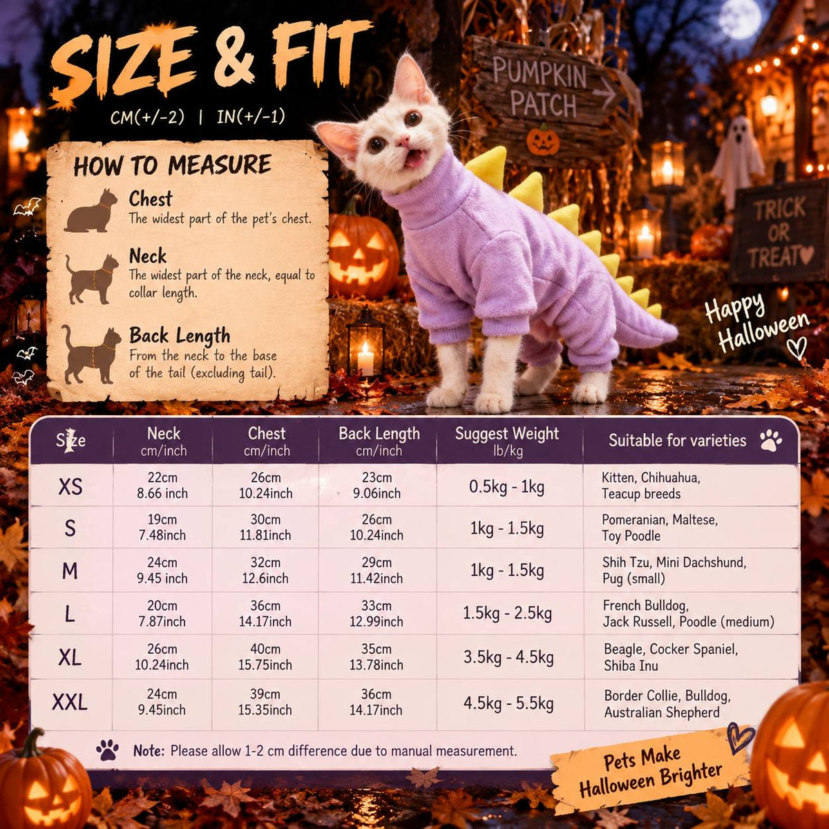 Cozy Fleece Onesie for Cats