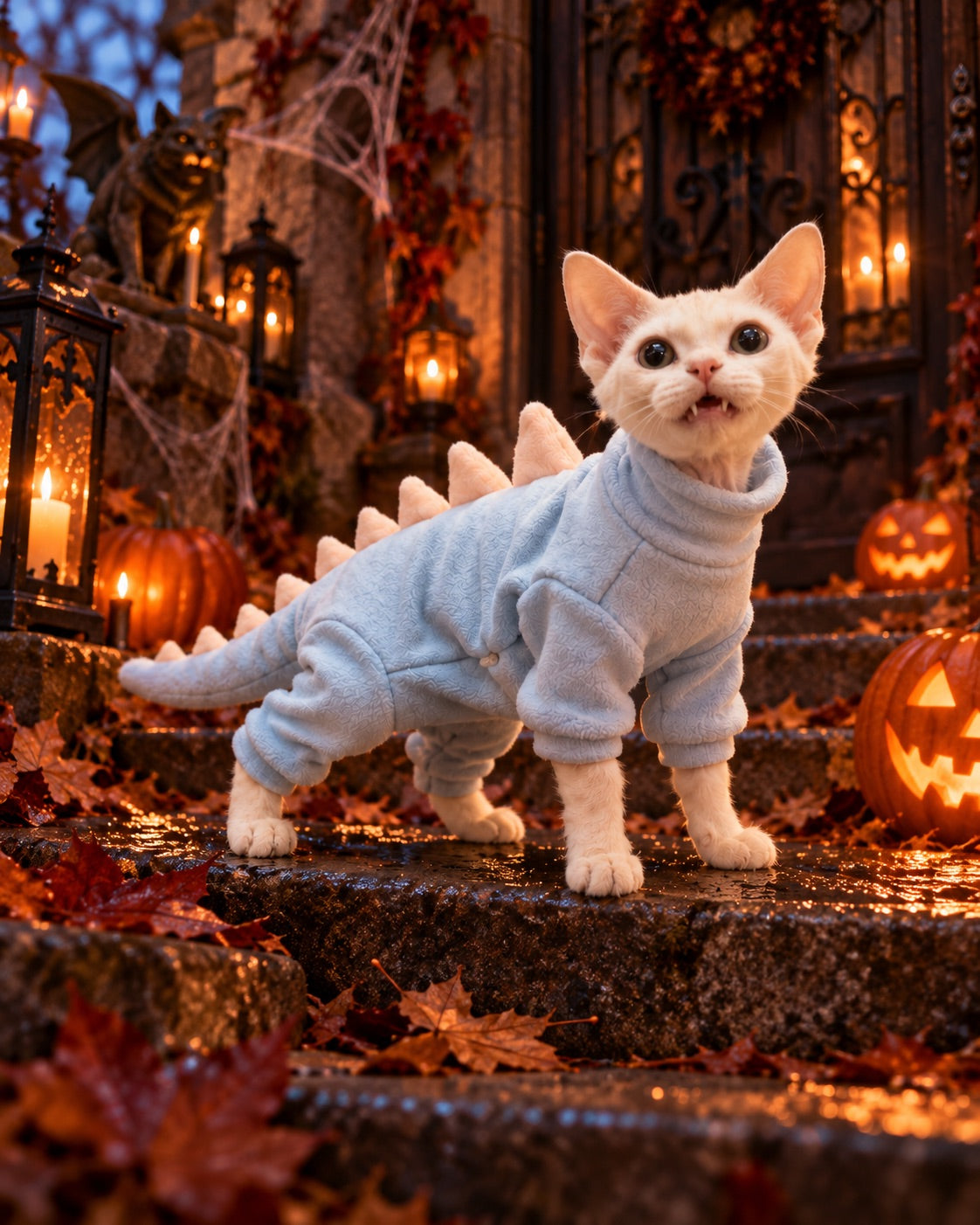 Cozy Fleece Onesie for Cats