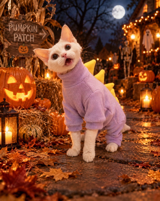 Cozy Fleece Onesie for Cats