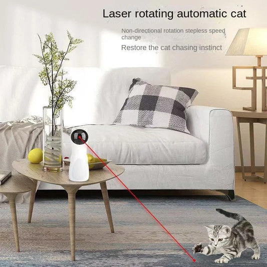 Smart Rotating Laser Toy for Cats