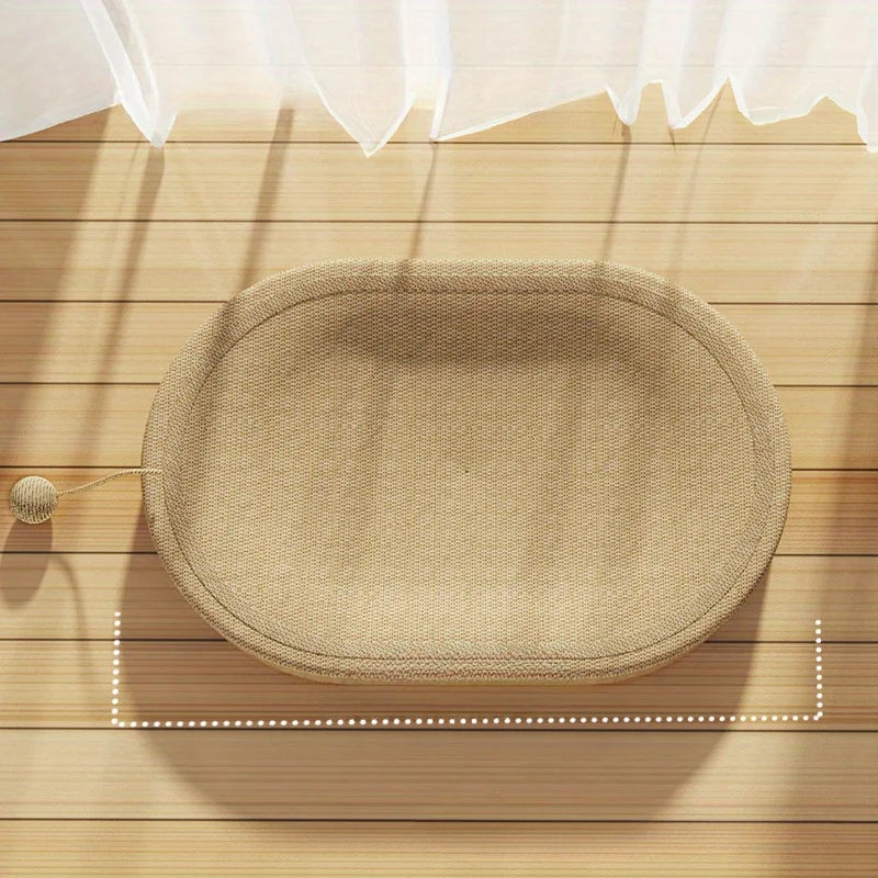 2-in-1 Sisal Cat Lounger & Scratching Bed