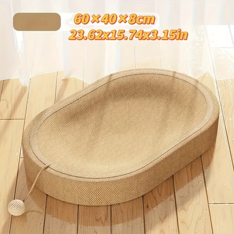 2-in-1 Sisal Cat Lounger & Scratching Bed