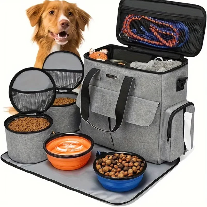 Pawora Complete Pet Travel Bag Set