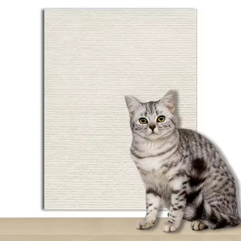 Trim-to-Fit Cat Scratching Mat for Sofas & Furniture – Self-Adhesive Protector