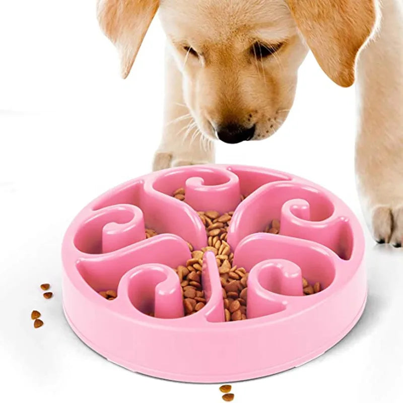Slow Feeder Dog Bowl – Anti-Gulping Interactive Feeding Bowl