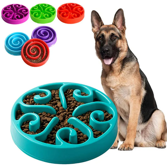 Slow Feeder Dog Bowl – Anti-Gulping Interactive Feeding Bowl