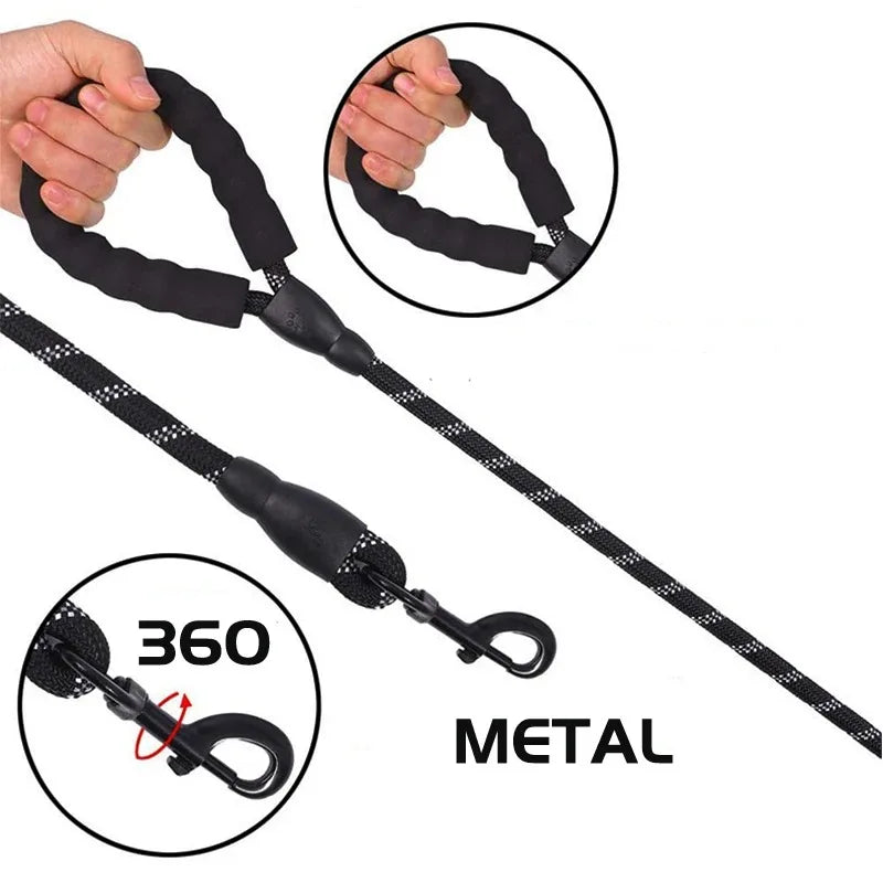 Pawora Reflective Rope Dog Leash
