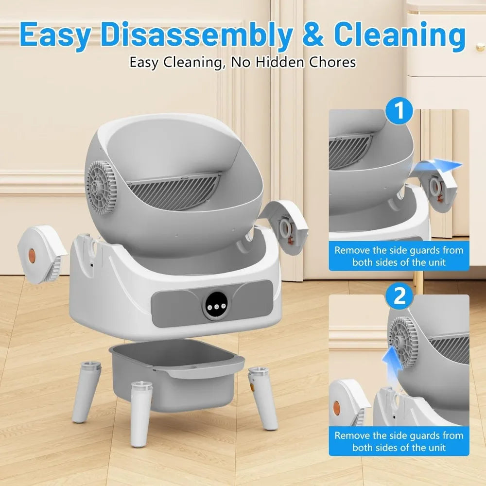 Automatic Self-Cleaning Cat Litter Box