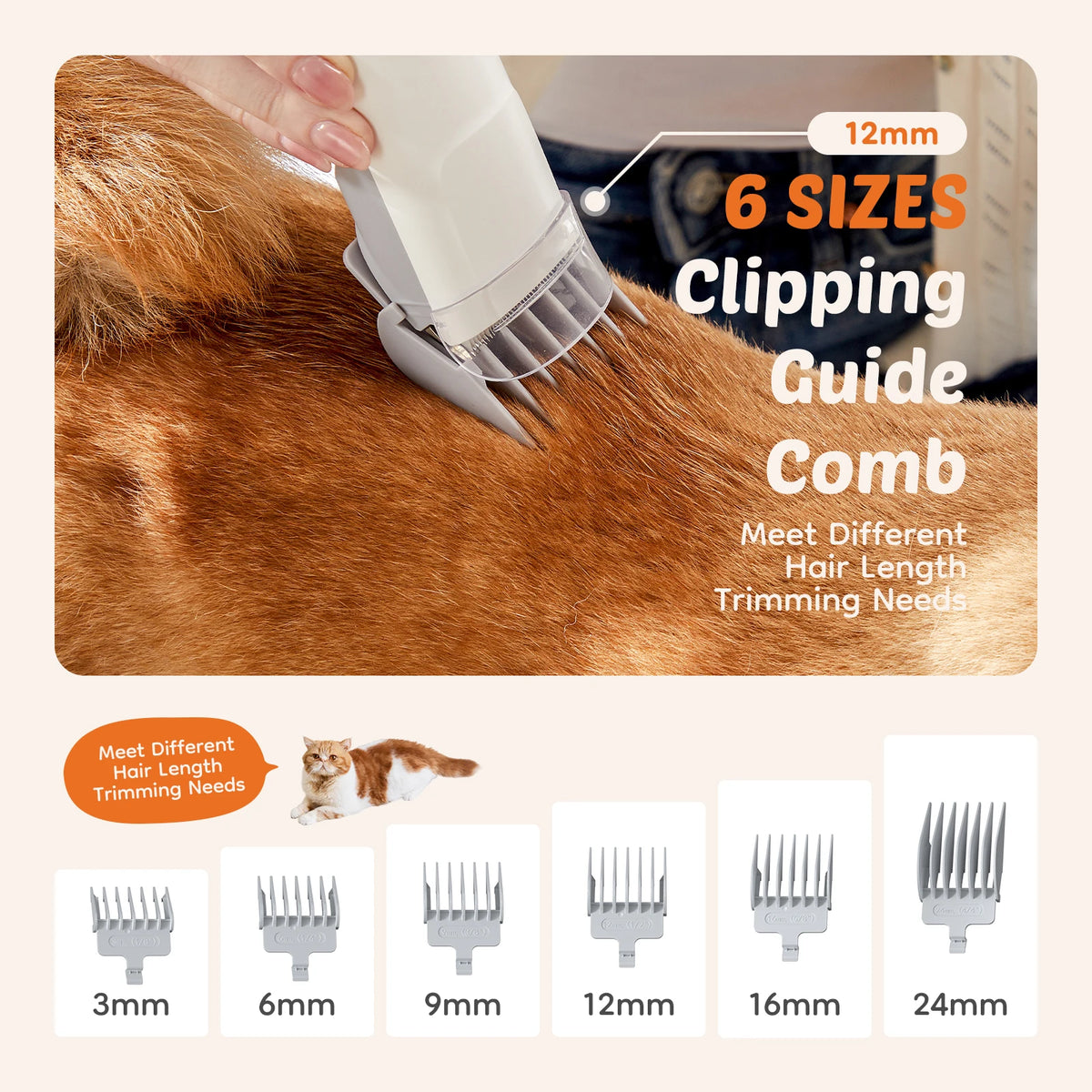 Pawora Pet Grooming Vacuum Kit