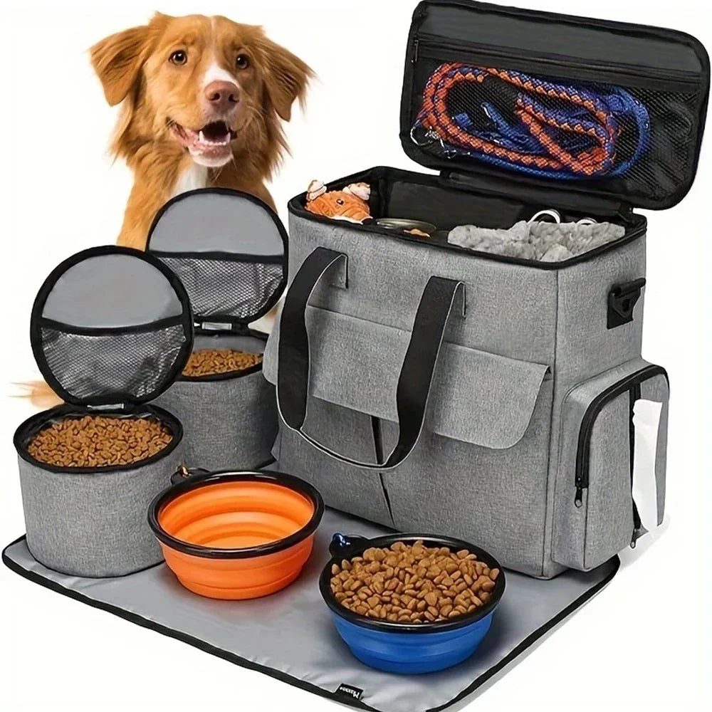 Pawora Complete Pet Travel Bag Set