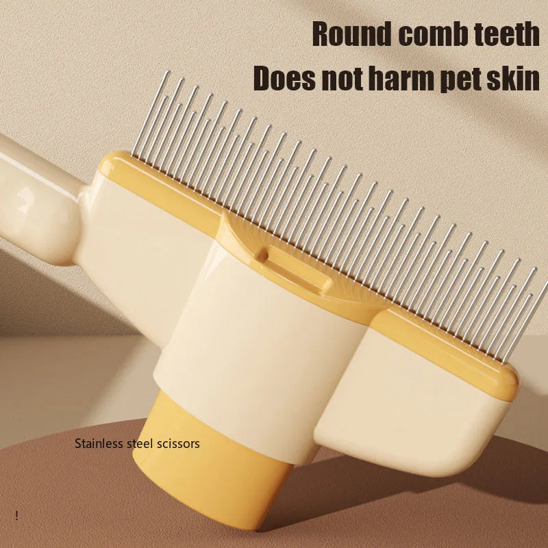 Self-Cleaning Pet Grooming Brush