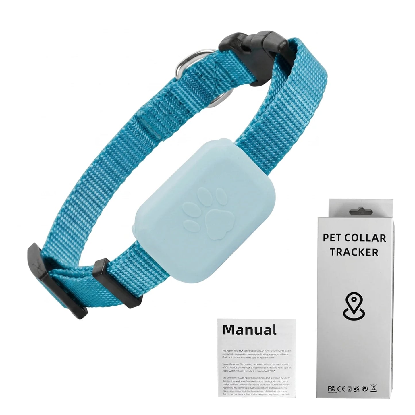 Apple Find My GPS Pet Tracker Collar for Dogs & Cats