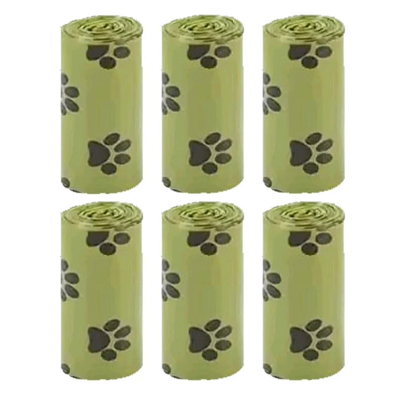 Cornstarch-Based Dog Poop Bags – Leakproof Waste Bag Rolls