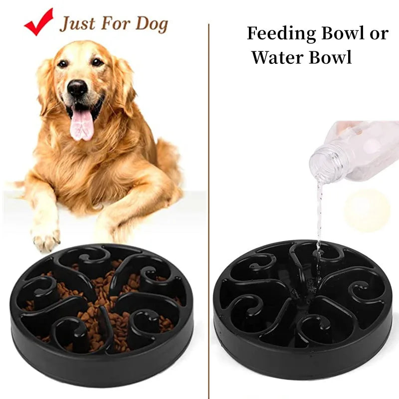 Slow Feeder Dog Bowl – Anti-Gulping Interactive Feeding Bowl