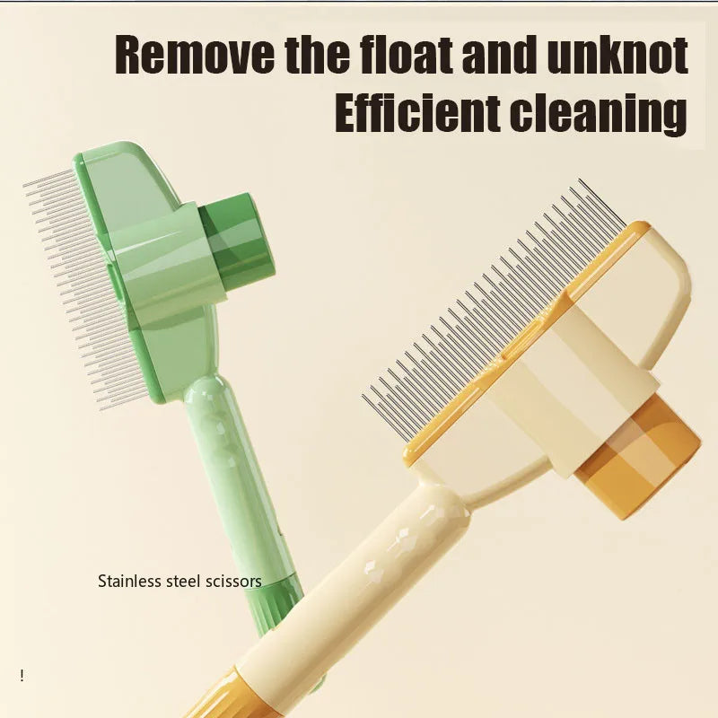 Self-Cleaning Pet Grooming Brush