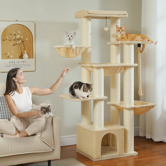 Pawora Luxury Multi-Level Cat Tree