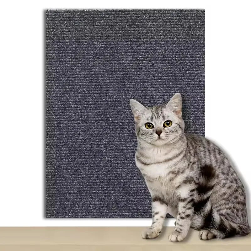 Trim-to-Fit Cat Scratching Mat for Sofas & Furniture – Self-Adhesive Protector
