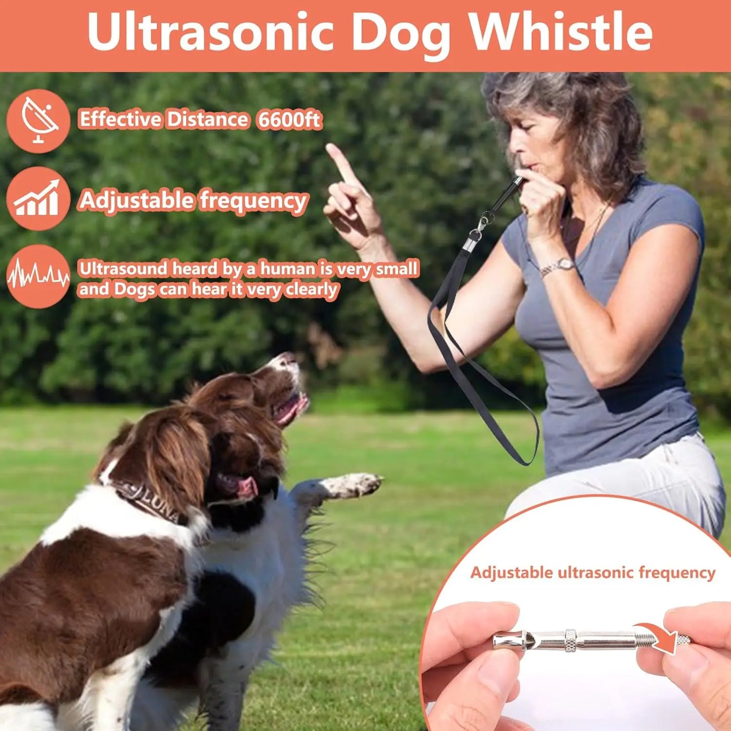Professional Dog Training Kit with Treat Pouch, Clicker & Whistle