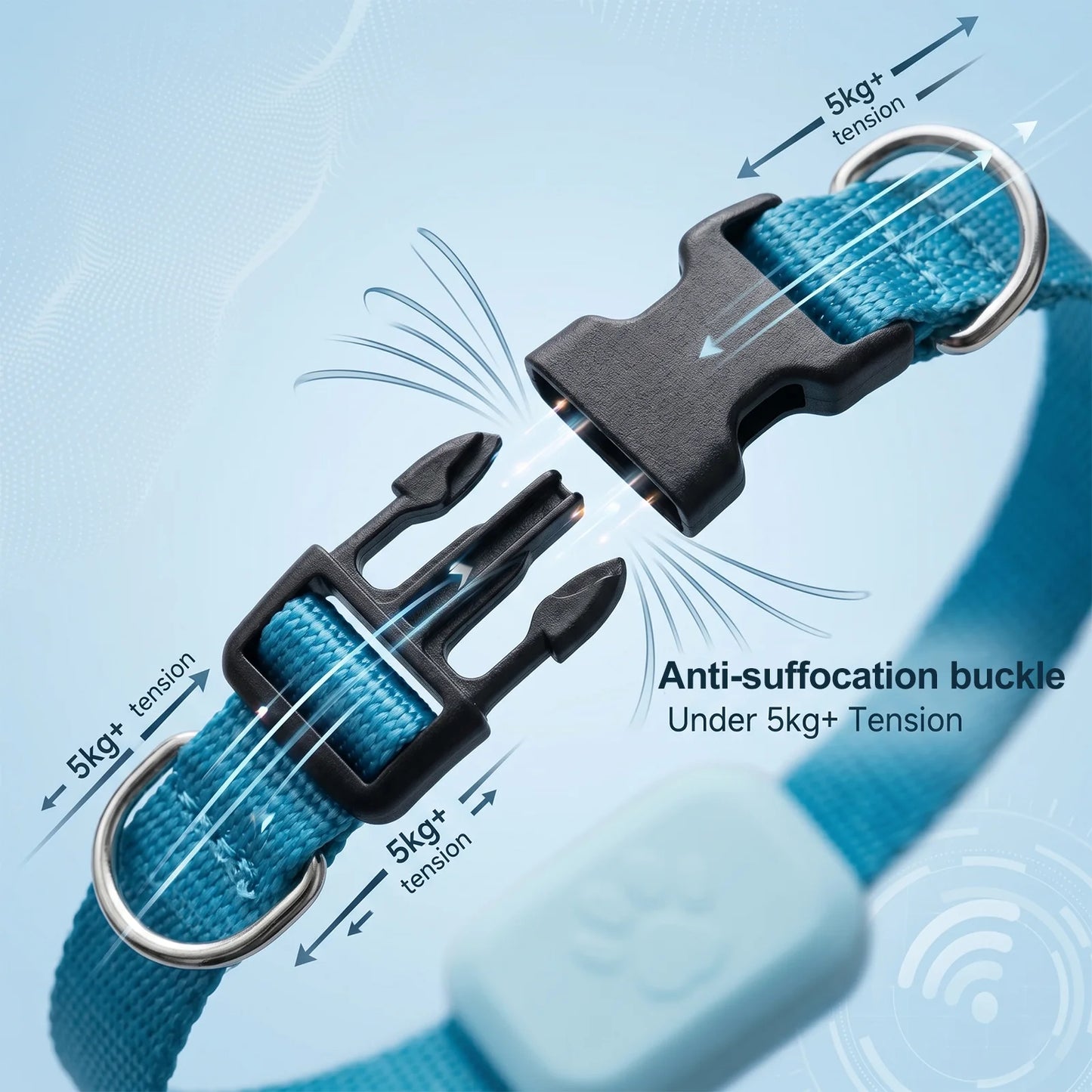 Apple Find My GPS Pet Tracker Collar for Dogs & Cats