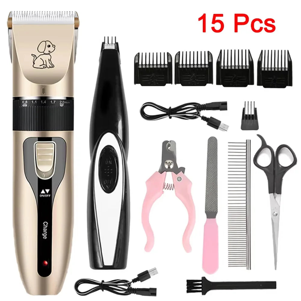 Professional Cordless Pet Grooming Kit