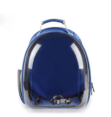 Ventilated Pet Carrier Backpack for Cats & Small Dogs – Transparent Travel Backpack