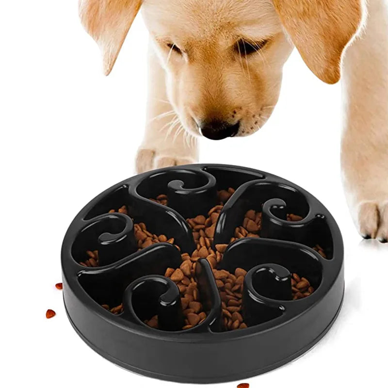 Slow Feeder Dog Bowl – Anti-Gulping Interactive Feeding Bowl