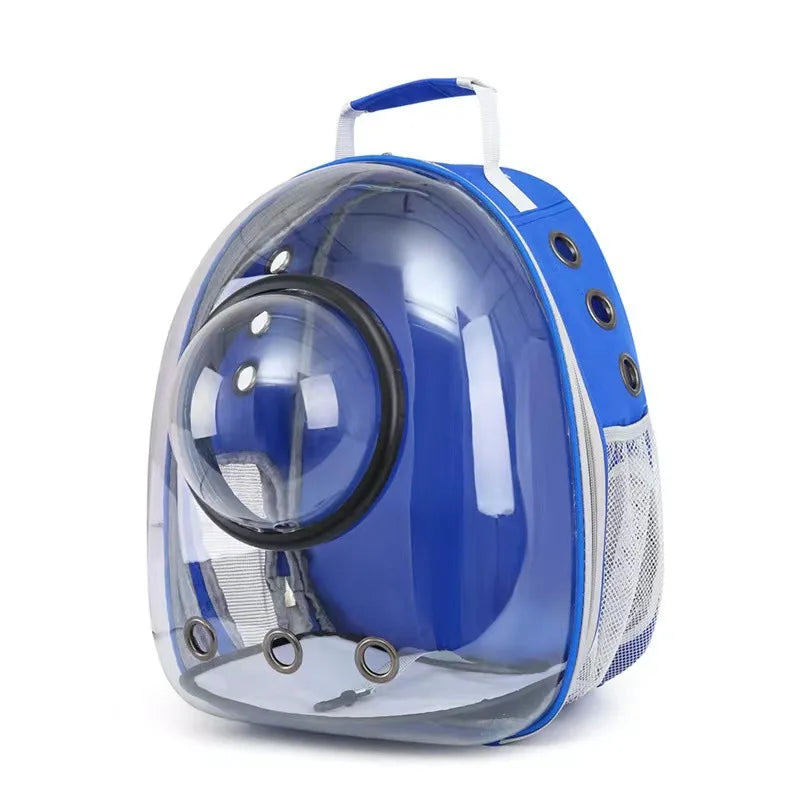 Ventilated Pet Carrier Backpack for Cats & Small Dogs – Transparent Travel Backpack