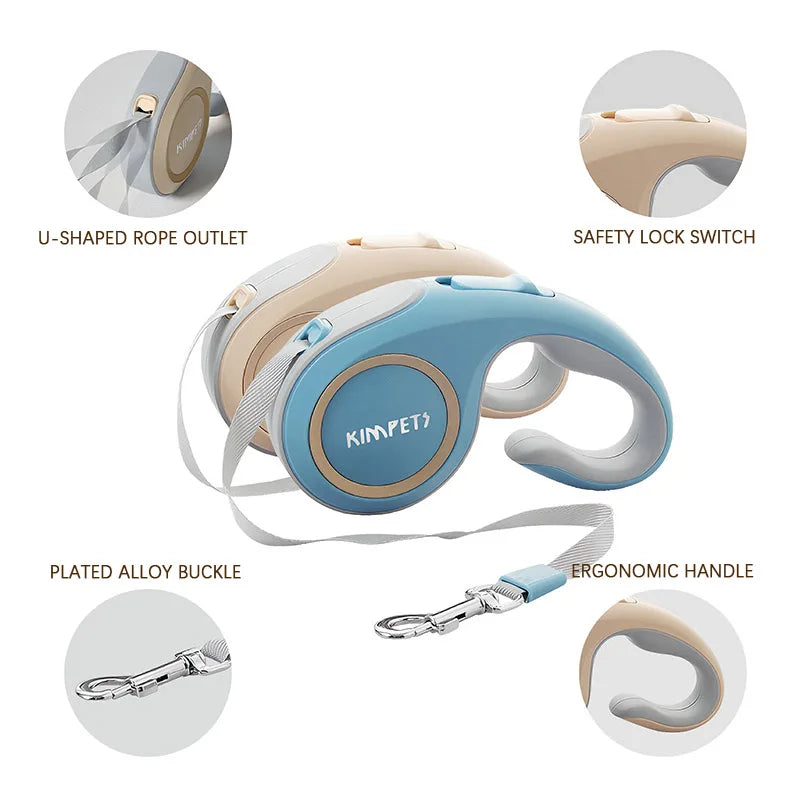 Automatic Retractable Dog Leash for Small & Medium Dogs