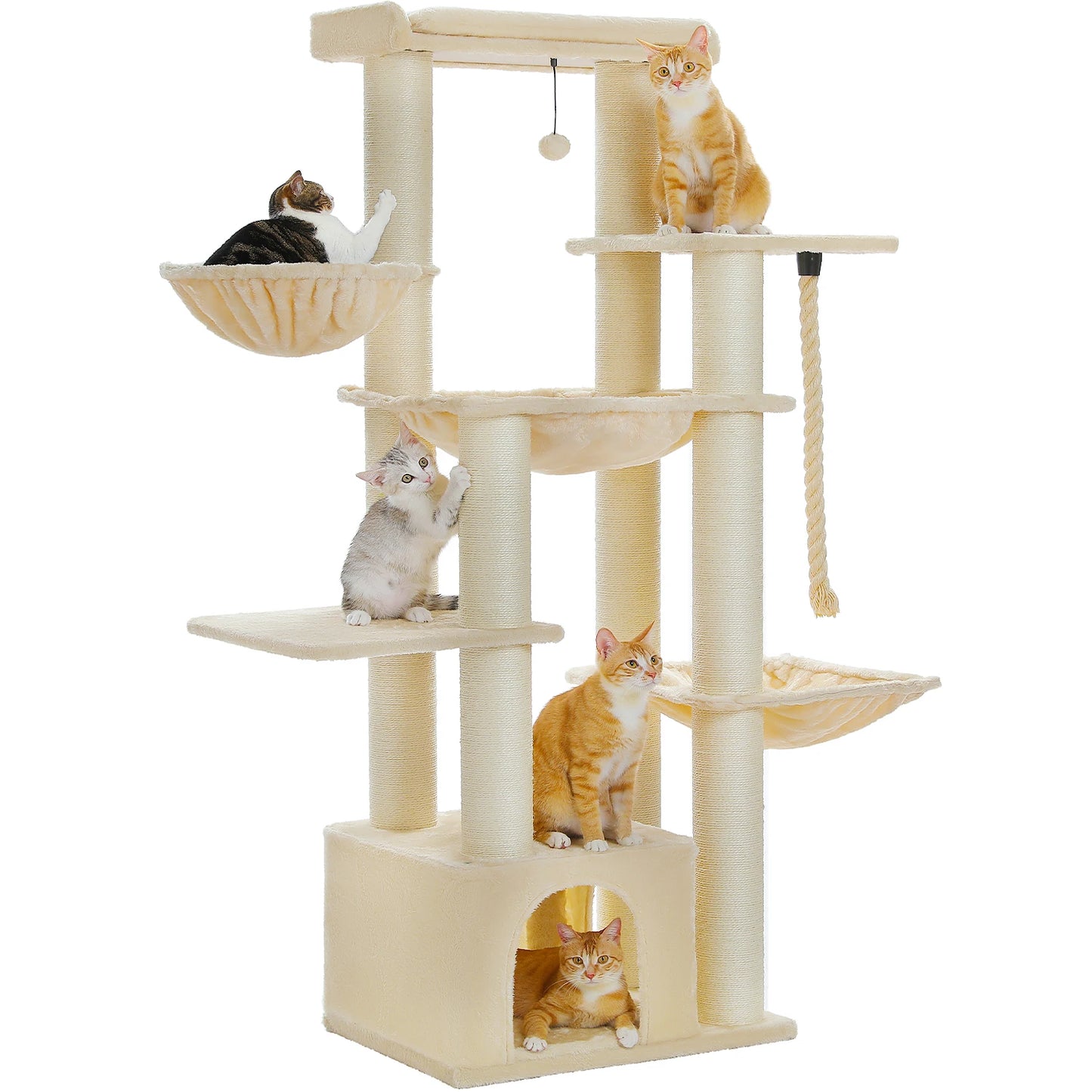 Pawora Luxury Multi-Level Cat Tree