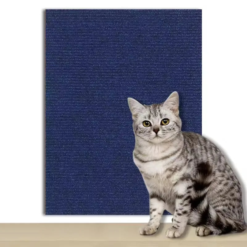 Trim-to-Fit Cat Scratching Mat for Sofas & Furniture – Self-Adhesive Protector