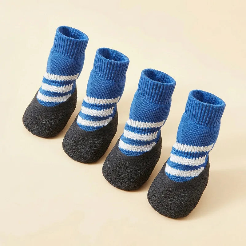 Summer Dog Paw Protector Boots – Breathable Non-Slip Socks