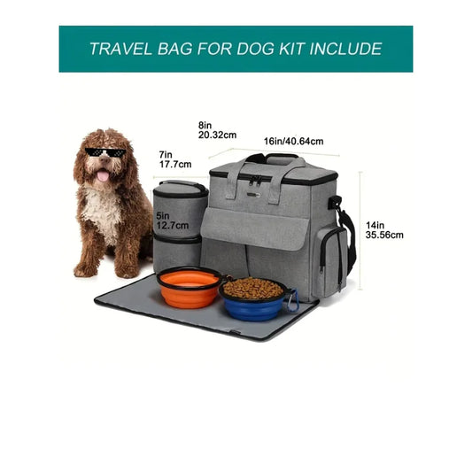 Pawora Complete Pet Travel Bag Set
