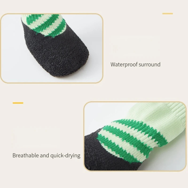 Summer Dog Paw Protector Boots – Breathable Non-Slip Socks