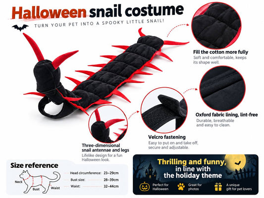 Centipede Devil Cape Costume for Cats