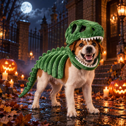 Dinosaur Skeleton Dog Costume